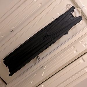 Grey sleeveless jumpsuit